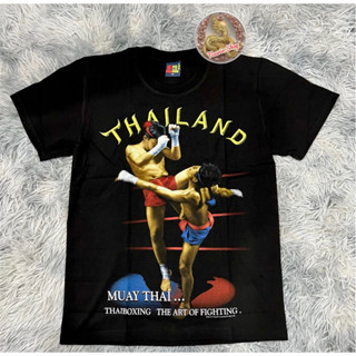 เสื้อยืดไทยแลนด์ ลายมวยไทย ผู้ใหญ่ ราคาถูก ผ้าดีผ้าสวย