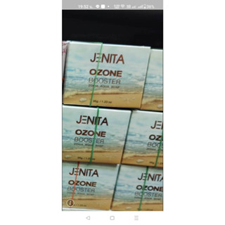 สบู่ JENITA Ozone Booster Zonia Aqua Soap สบู่ล้างหน้า สบู่โอโซนเจนิต้า