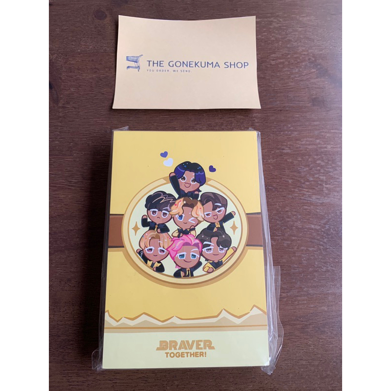 กระดาษโน้ต Cookie Run Kingdom X BTS Brave Together