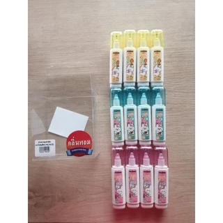 ปากกาลบ​คำ​ผิด​ คอ​ร์​เพน​ No.A14 ด้ามแบนขาวฝาใสคละสี​ (1x12​ ด้าม)​
