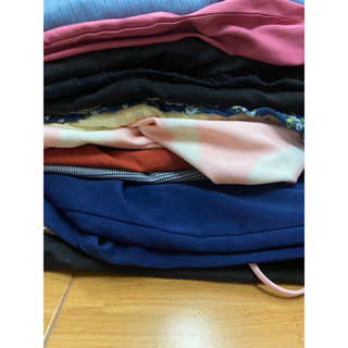 งานหางผ้าชุดเดรส ราคาถูกทำกำไรต่อได้ ซักทำความสะอาดแล้ว