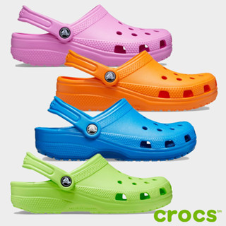 Crocs Collection รองเท้าแตะ รองเท้าแบบสวม CR UX Classic Clog 10001-4JL / 10001-83A / 10001-3UH / 10001-6SW