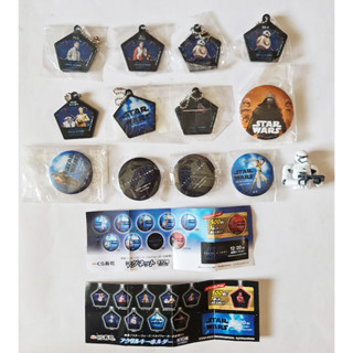 STAR WARS EPISODE Movie Strap KeyChain Brooch ETC Japan x 13 not for sale ลิขสิทธิ์แท้ japan มือ2 สภาพดี