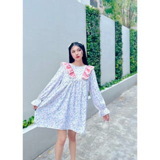 💗💙🤍Lamoon Holly Dress🤍💙💗ป้ายypy