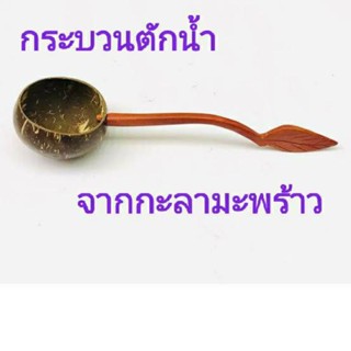 กะลามะพร้าว กระบวย ใช้ตักน้ำ ของใช้ ของฝาก