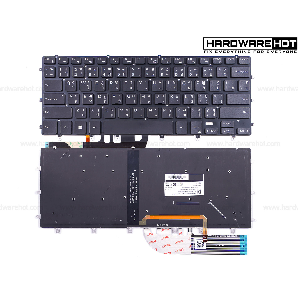 KEYBOARD DELL INSPIRON 15- 7558 7568 XPS 9550 9560