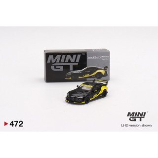 Mini GT No. 472-R Toyota GR Supra LB-Works Matte Black