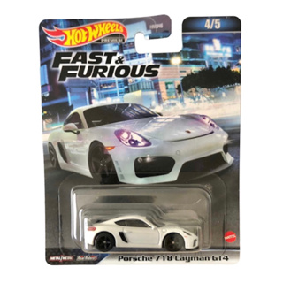 Hot Wheels Fast &amp; Furious Premium Porsche 718 Cayman GT4