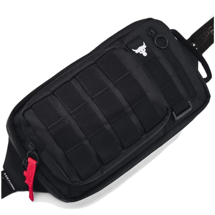 GM.พร้อมส่ง ใหม่แท้ Under Armour UA Project Rock Crossbody BAG 7L. STORM I 3in 1 กระเป๋า คาดเอว คาอก ของแท้ เดอะร็อ