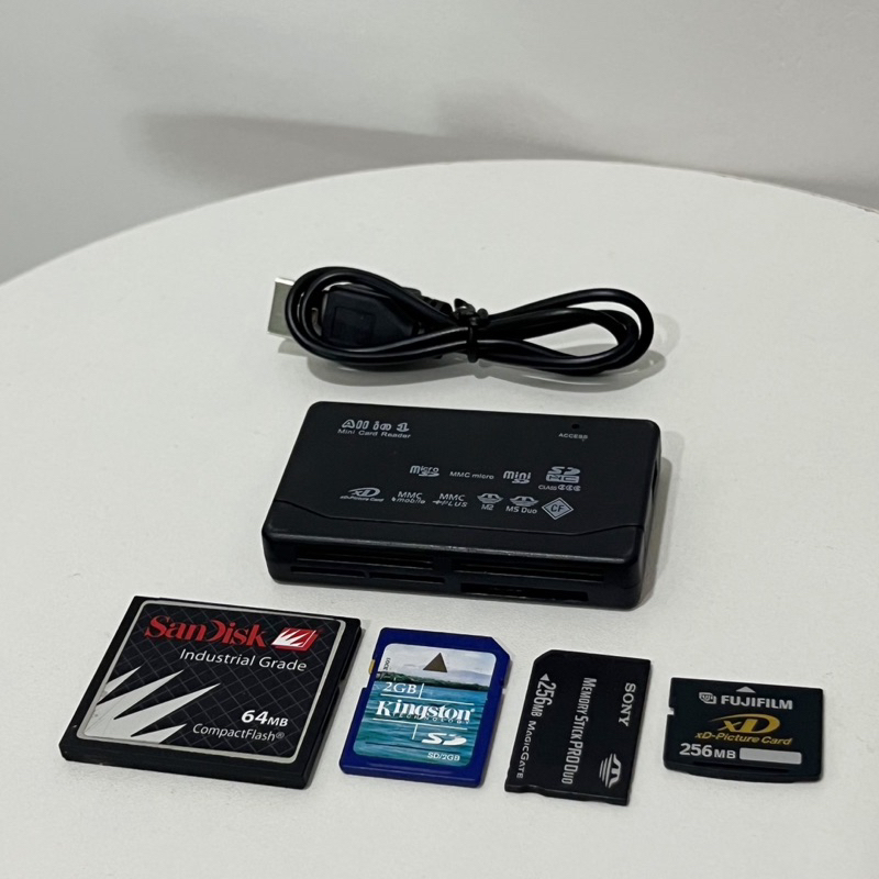 card reader(การ์ดรีดเดอร์) พร้อมส่งในไทย ใช้ได้กับ sd card,micro card,cf card,memory stick pro duo,x