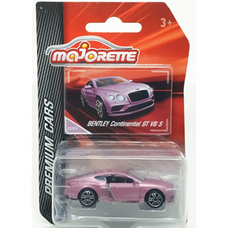 Majorette Bentley Continental GT V8S Metallic Light Purple ล้อ D5S Scale 1/64 (8cm) package แบบมีการ์ด