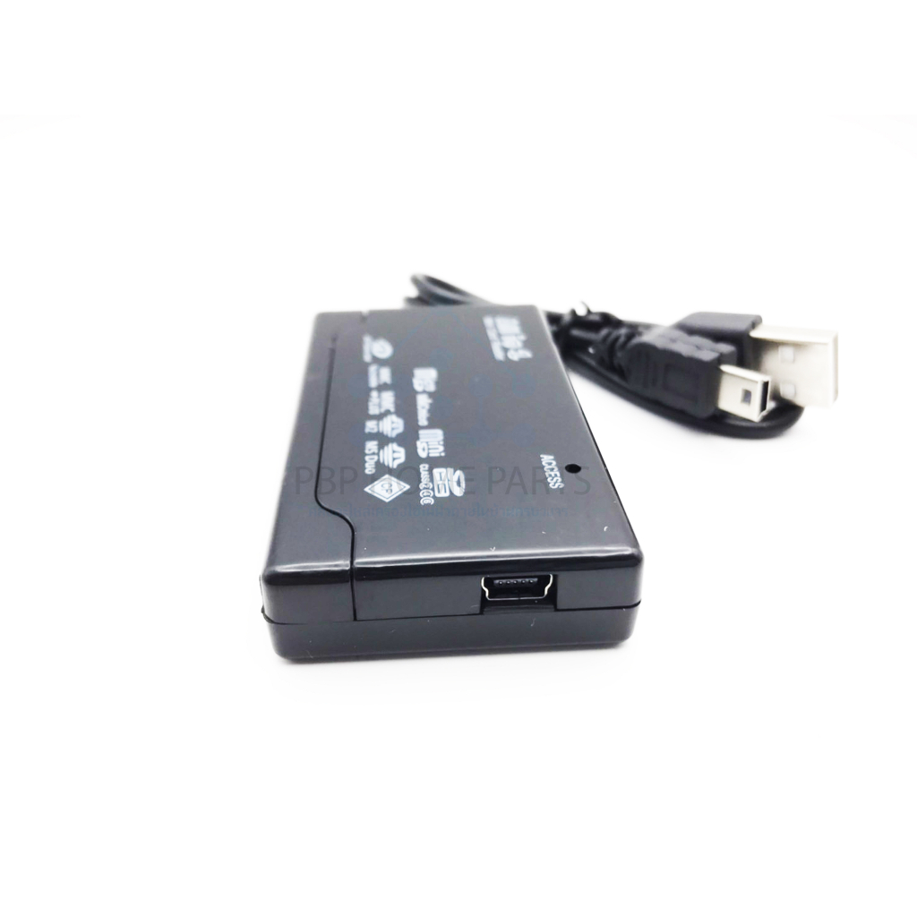อะแดปเตอร์การ์ดรีดเดอร์ All In One Card Reader Usb 2.0 (คละสี) สำหรับ Sd Tf Cf Sd Mini Sdhc Mmc Ms Xd ราคาถูก rพร้อมส่ง!
