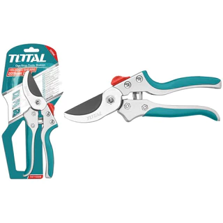 TOTAL กรรไกรตัดกิ่งไม้ รุ่น THT15308 ขนาด 8 นิ้ว รุ่นงานหนัก กรรไกร ( Pruning Shear ) ด้ามจับอลูมิเนียม