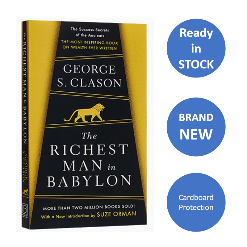 【English】The Richest Man in Babylon full Edition Book Original FICTION Novels by George Clason