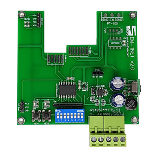 EM-TNET v2.0-บอร์ดวัดอุณหภูมิ(สูง)แบบไม่แสดงผล แต่สื่อสารข้อมูลผ่านทาง RS485