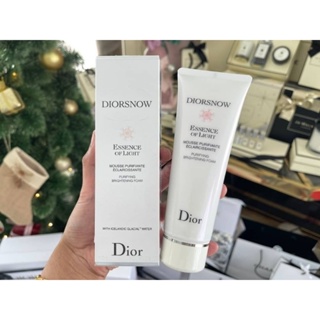 แท้ 💯%  โฟมล้างหน้า Diorsnow Essence of Light Purifying Brightening Foam 110 g