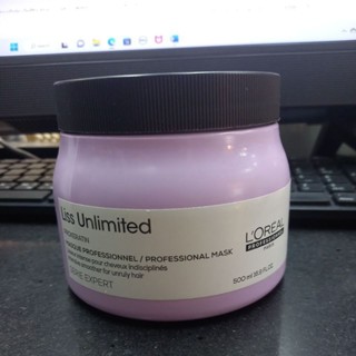 Loreal liss unlimited masque 500 ml ใหญ่ ลอรีอัล ลิส อันลิมิเต็ด มาส์ค 500 ml mask ผมยืด L’Oréal
