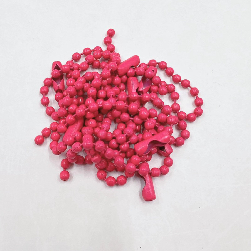 โซ่ไข่ปลา โซ่พวงกุญแจ คละสี 2.4มม*12cm งานเกรดดี พวงกุญแจ สีสดใส พาสเทล - รูปที่ 3