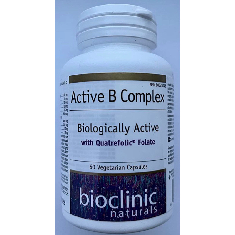 Bioclinic Naturals - Active B Complex, 60 V-caps