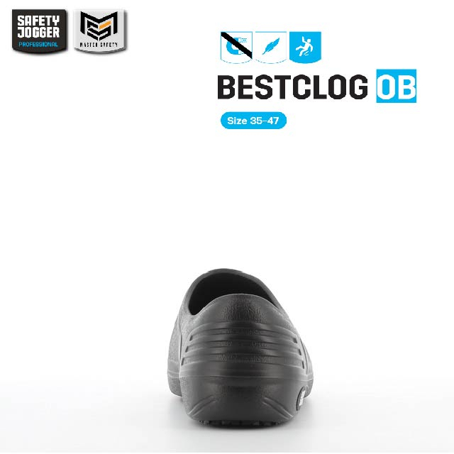 [ของแท้พร้อมส่ง] Safety Jogger รุ่น BESTCLOG OB รองเท้ายางกันลื่น น้ำหนักเบา ไม่ผสมโลหะ ได้มาตรฐานสากล