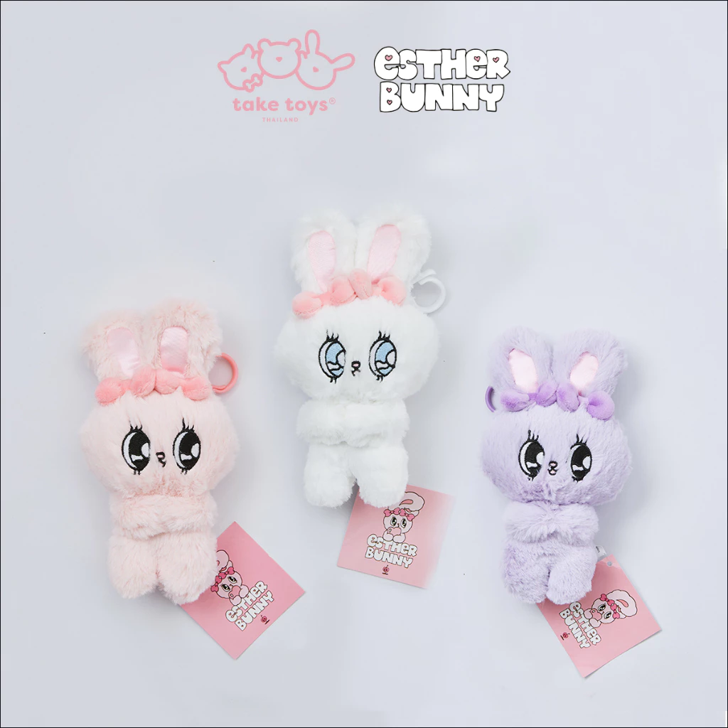 Esther Bunny Standing Keychain - พวงกุญแจเอสเธอร์บันนี่แบบยืน