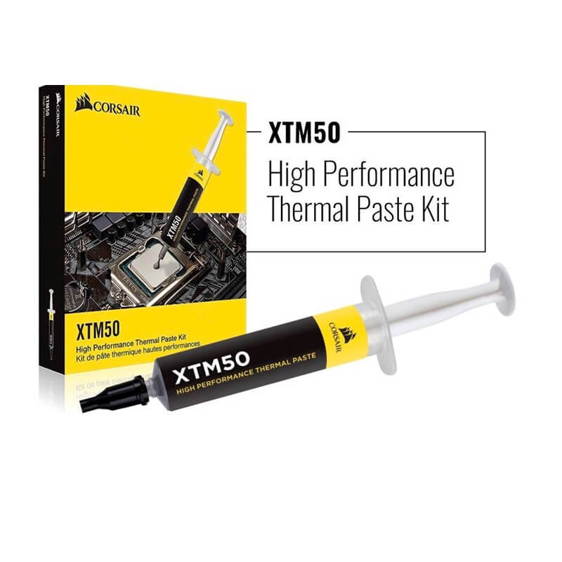 ของแท้ Silicone CORSAIR XTM50 Zinc Oxide based thermal paste 5กรัม # Silicone CPU