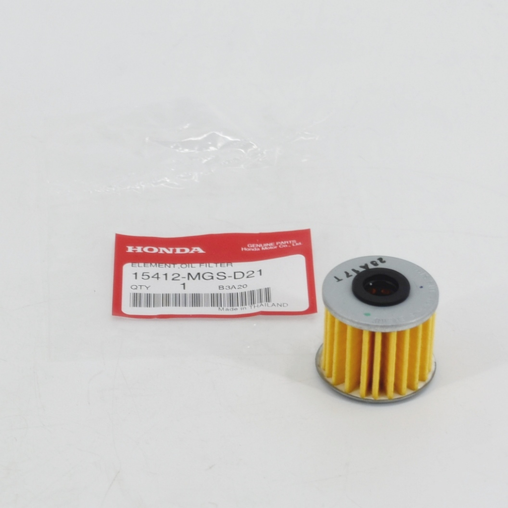 ใส้กรองน้ำมันเครื่อง แท้ศูนย์ฮอนด้า ราคา/1ชิ้น 15412-MGS-D21