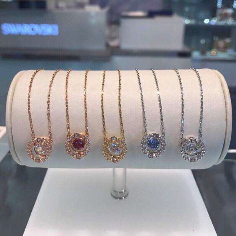 《 พร้อมส่ง》สร้อยคอหัวใจเต้น Swarovski สวารอฟสกี้ ของแท้ 100% 跳动