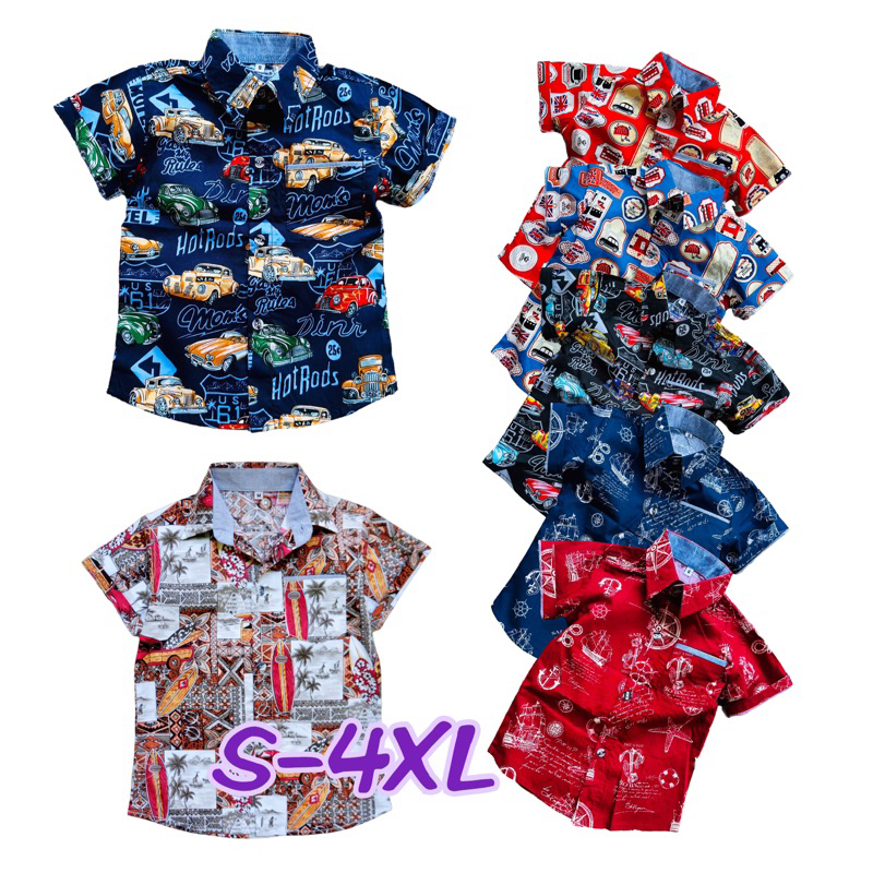 #ลายใหม่ #ใส่สบาย #แบบเท่ห์ #เสื้อแขนสั้นเด็ก #เสื้อเชิ้ตเด็ก