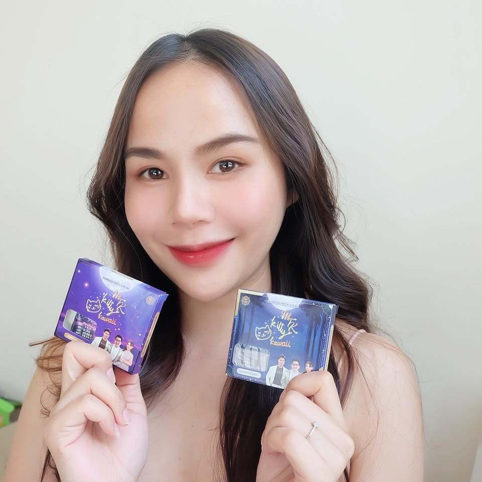 คอนแทคเลนส์สายมู มีค่าสายตา พร้อมส่ง MTK Lens  สายมู คอนแทคเลนส์จากแบรนด์ Kitty Kawaii