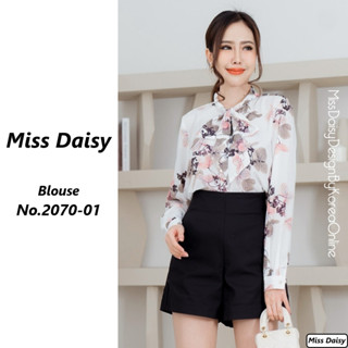 Miss Daisy เสื้อแขนยาว No.2070 ผ้า Polyester พิมพ์ลาย