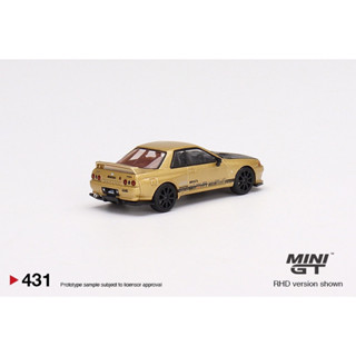 พร้อมส่ง☘️ Mini GT No. 431 Skyline GT-R R32 Top Secret Gold (. Japan Exclusive. )