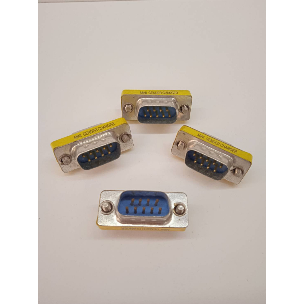 DB9/RS232/9pin/หัวแปลงRS239 /ข้อต่อ 9 พิน หัวผู้ๆทั้งสองฝั่ง/ตัวต่อสายสัญญานRS232 แข็งแรงทนทาน ได้มา