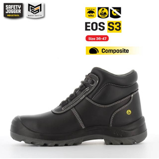 [รับประกัน 3 เดือน] Safety Jogger รุ่น EOS S3 รองเท้าเซฟตี้หุ้มข้อ หัวคอมโพสิท รองเท้าป้องกันไฟฟ้าสถิต ESD