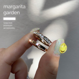 「 โค้ด ZJRP2 ลดทันที 45.- | ช้อปขั้นต่ำ 300.- 」 Margarita Perfect Matched Simply Luxe Ring Set