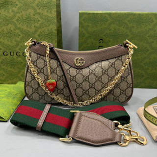 🔥ผ่อนได้🔥Gucci GG Handbag  Size 25 cm งาน Original อุปกรณ์ : Full Box Set