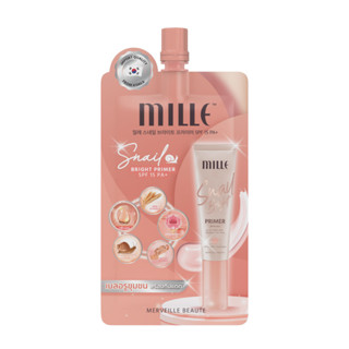 Mille Snail Bright Primer (6g.) ไพร์มเมอร์ มิลเล่ SPF15 PA+