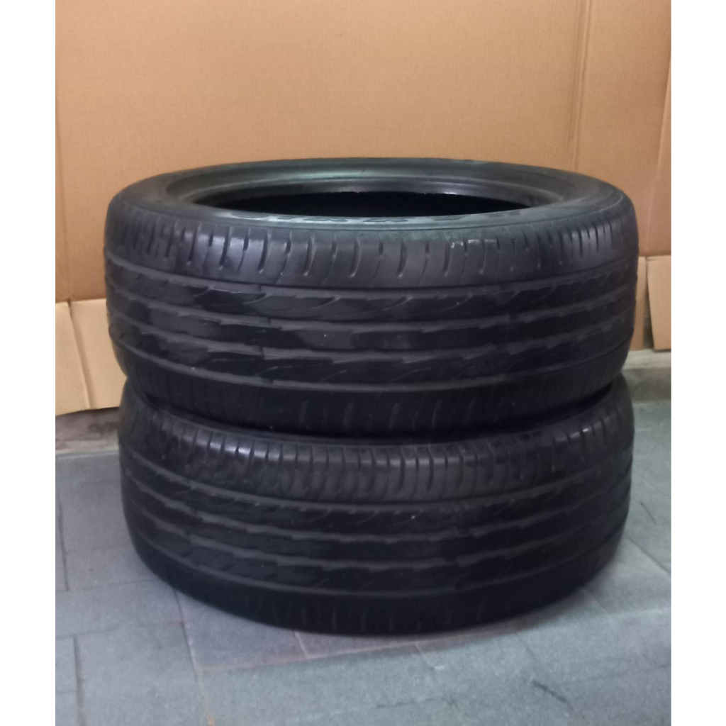 ยางมือ2 / ยางเปอร์เซ็นต์  Size 185/55R16  ยางนอก 2 เส้น ( ขอบ16 ) สภาพใหม่ จำนวน 2 เส้น แถมจุ๊กยาง 2
