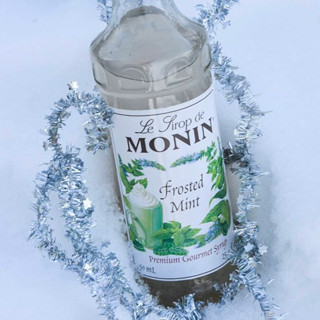 (HomeKoffee) MONIN Frosted Mint Syrup โมนิน ไซรัปมิ้นท์ บรรจุขวด 700 ml น้ำเชื่อม MONIN กลิ่น “Frosted Mint”