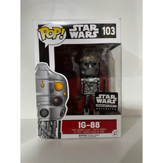 Funko Pop Star Wars IG-88 Smuggler’s Bounty Exclusive 103 Damage Box