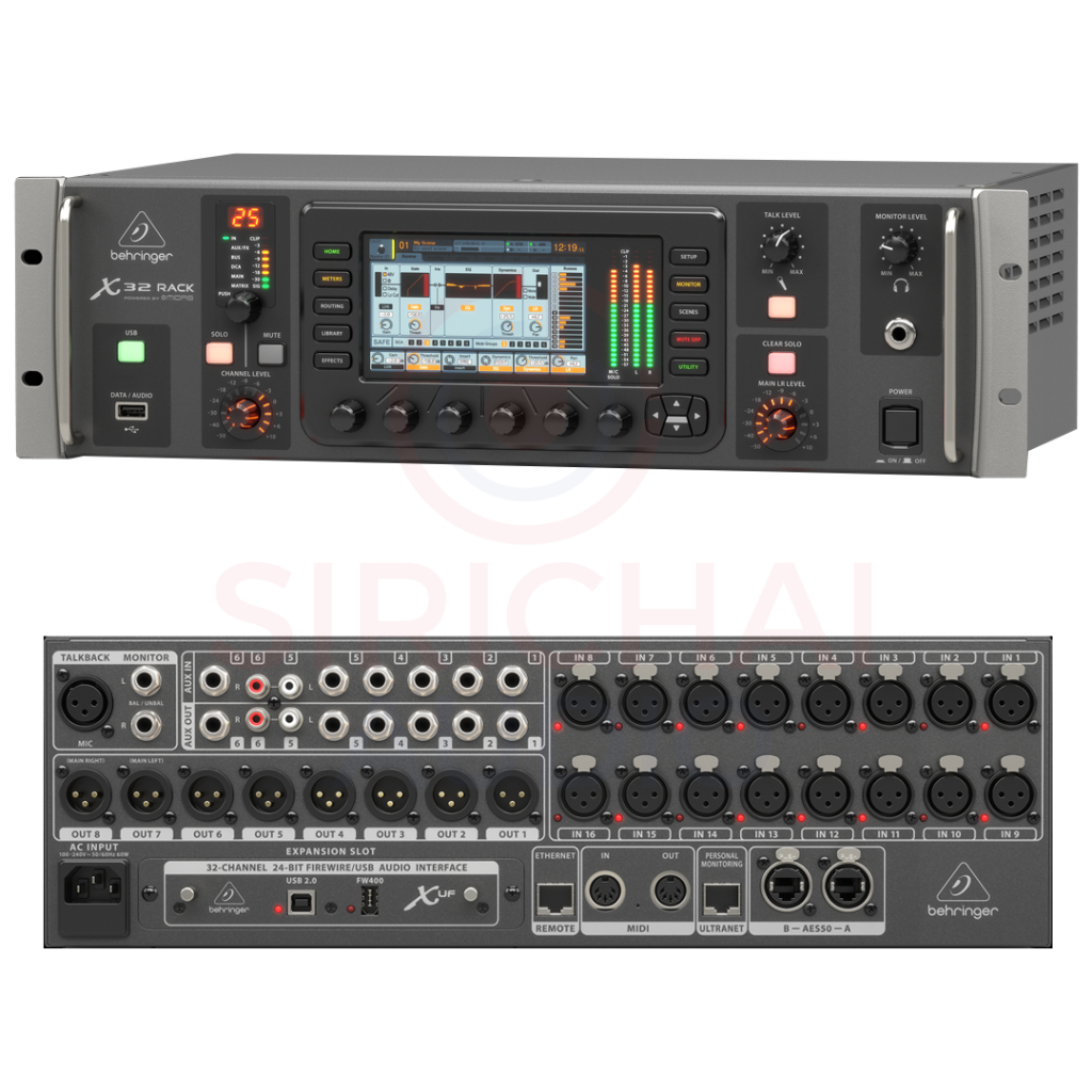 มิกซ์ดิจิตอล BEHRINGER Digital Rack Mixers X32 RACK berhringer x32-rack ...