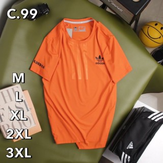 เสื้อคอกลม Adidas เสื้อกีฬาเสื้อออกกำลังกายใส่สบายเนื้อผ้าดี