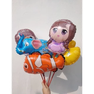 💢ยกแพค12ชิ้น💢🎈ลูกโป่ง พร้อมก้านถือ มีจุก เป่าได้ทันที ไม่ต้องใช้ที่เป่า🎈