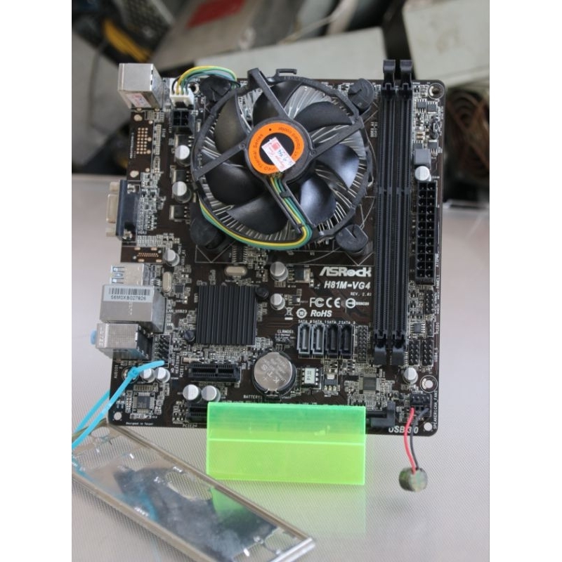 CPU I3-4150+เมนบอร์ด H81M4แถมซิ้งพัดลม สินค้ามือสอง