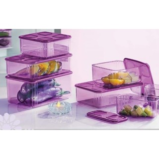 Tupperware กล่องเคลียร์เมท เนื้อคล้ายกระจกใส แกร่งทนทานสุดๆ (1ใบ)