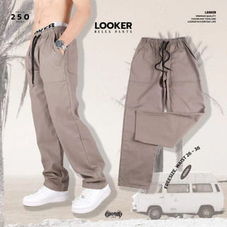 LOOKER - กางเกงขายาวเอวยางยืด รุ่นยอดนิยม