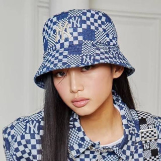 หมวกMLB Bucket Hat ว่างสีเข้ม