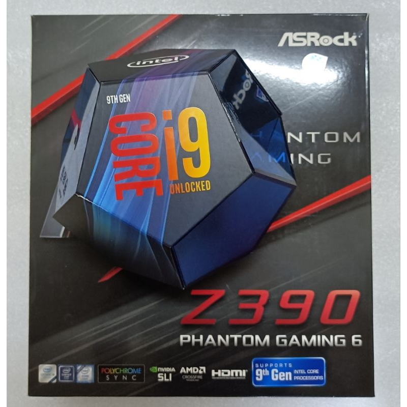 คอมพิวเตอร์มือสอง I9-9900K + ASROCK Z390 PHANTOM GAMING 6 +SSD 250GB