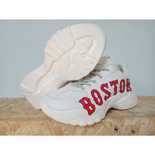 รองเท้าผ้าใบ รองเท้าบอสตัน สวมใส่สบายเท้า New MLB BOSTON รองเท้ากีฬารองเท้าอเนกประสงค์ สูง 6CM