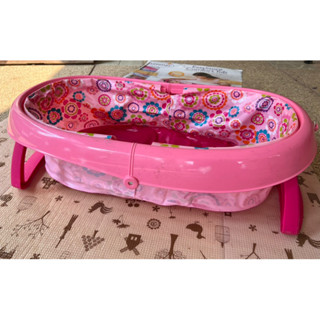 อ่างอาบน้ำเด็กทารกSummer Infant EasyStore Comfort Tub - pink(มือสอง)